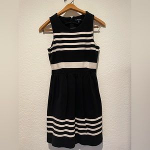 Black and White Striped Tank Fit and Flare Madewell Afternoon Dress
